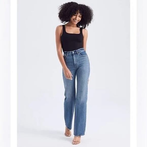 Abercrombie & Fitch | The 90’s Straight Ultra High Rise Jean Size (34) 18 Short - Picture 1 of 6